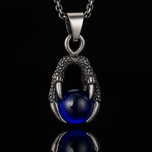 Dragon Claw Amulet Stainless Steel Necklace