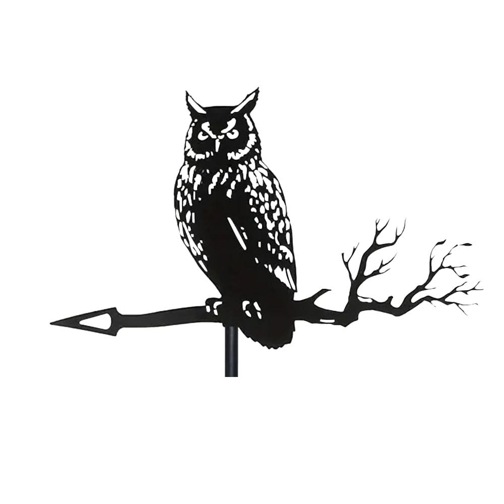 Owl Bird Stainless Steel Weathervane