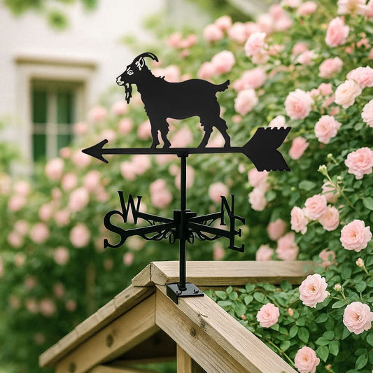 Goat Farm Animal Stainless Steel Weathervane