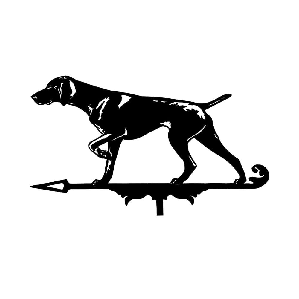 Whippet Dog Silhouette Stainless Steel Weathervane