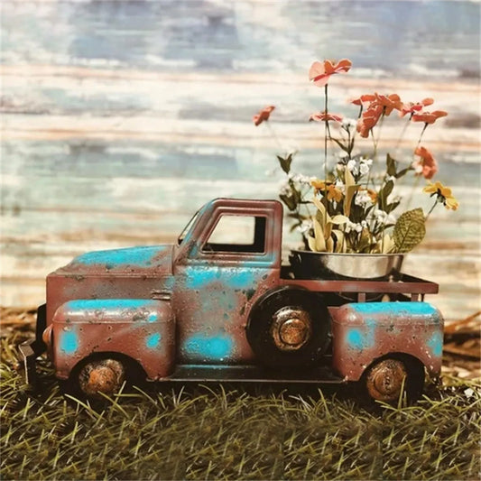 Vintage Truck Planter Pot