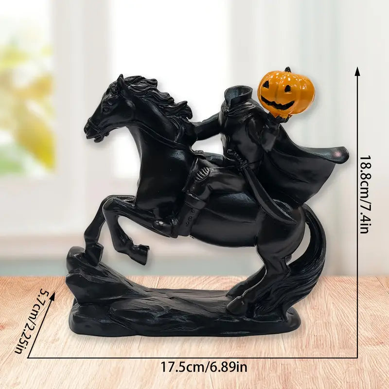 Headless Horseman Halloween Figurine