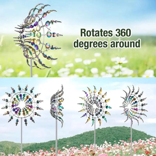 Twilight Twirl Outdoor Decorative Wind Spinner