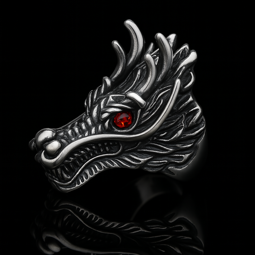 Scalebane Titanium Dragon Unisex Ring