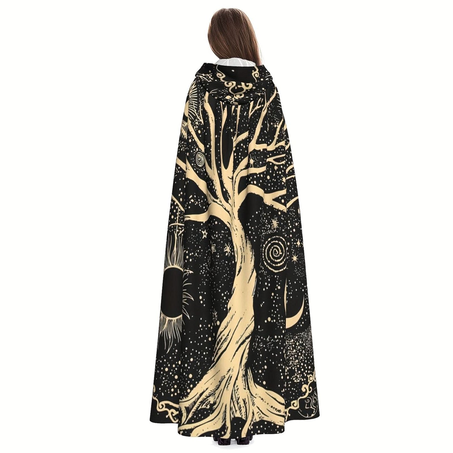 Tree of Life Celestial Hooded Robe Cloak