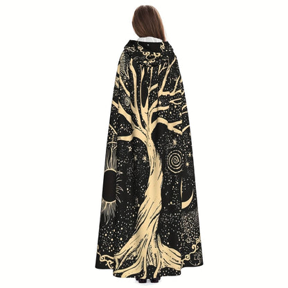 Tree of Life Celestial Hooded Robe Cloak