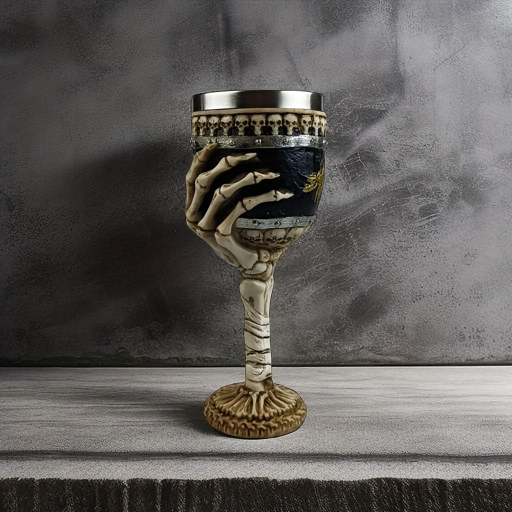 Gothic Skull Goblet Cup