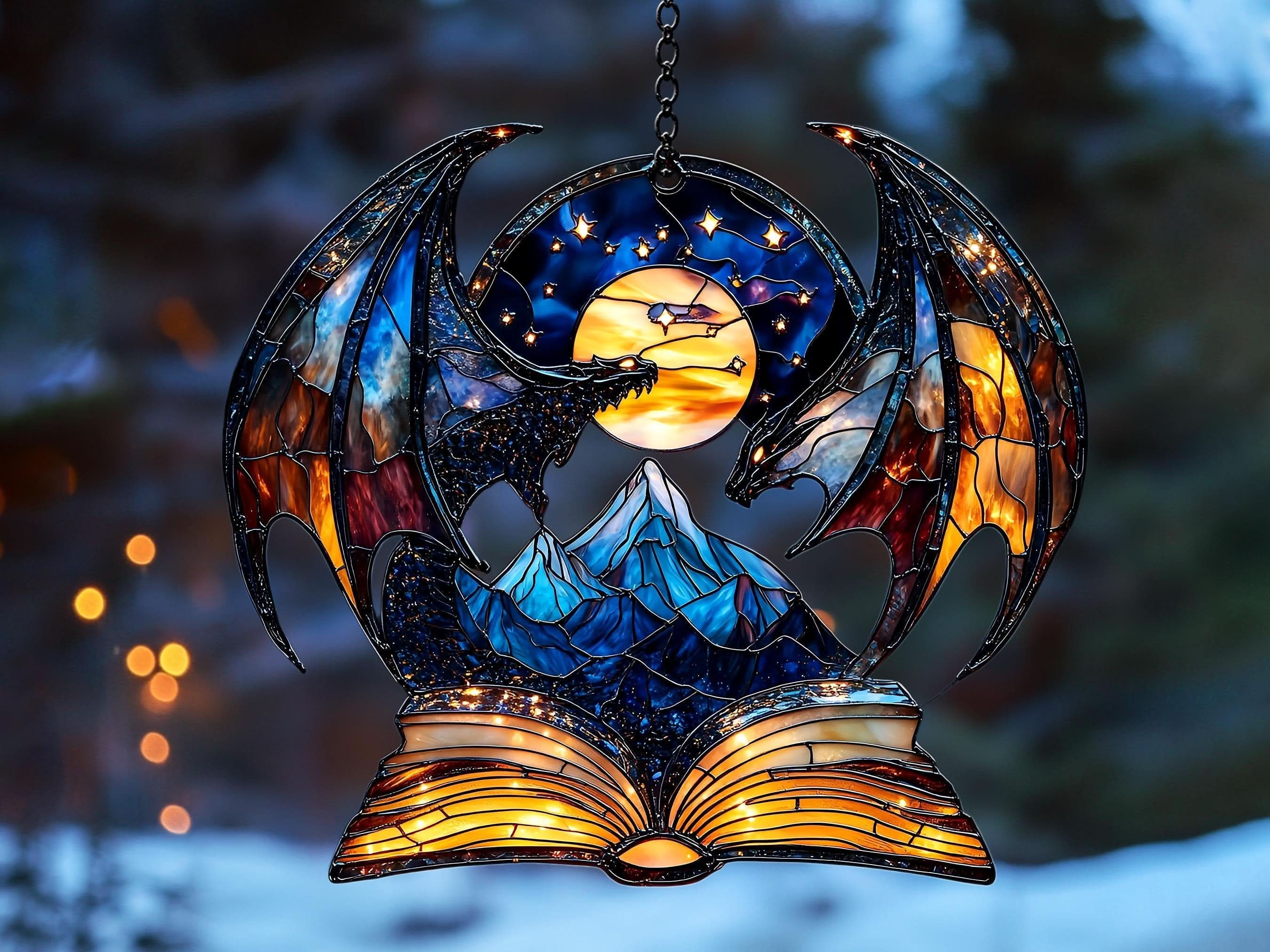 Night Court Fantasy Book Suncatcher
