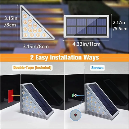 Solar Step Pathway Outdoor Lights