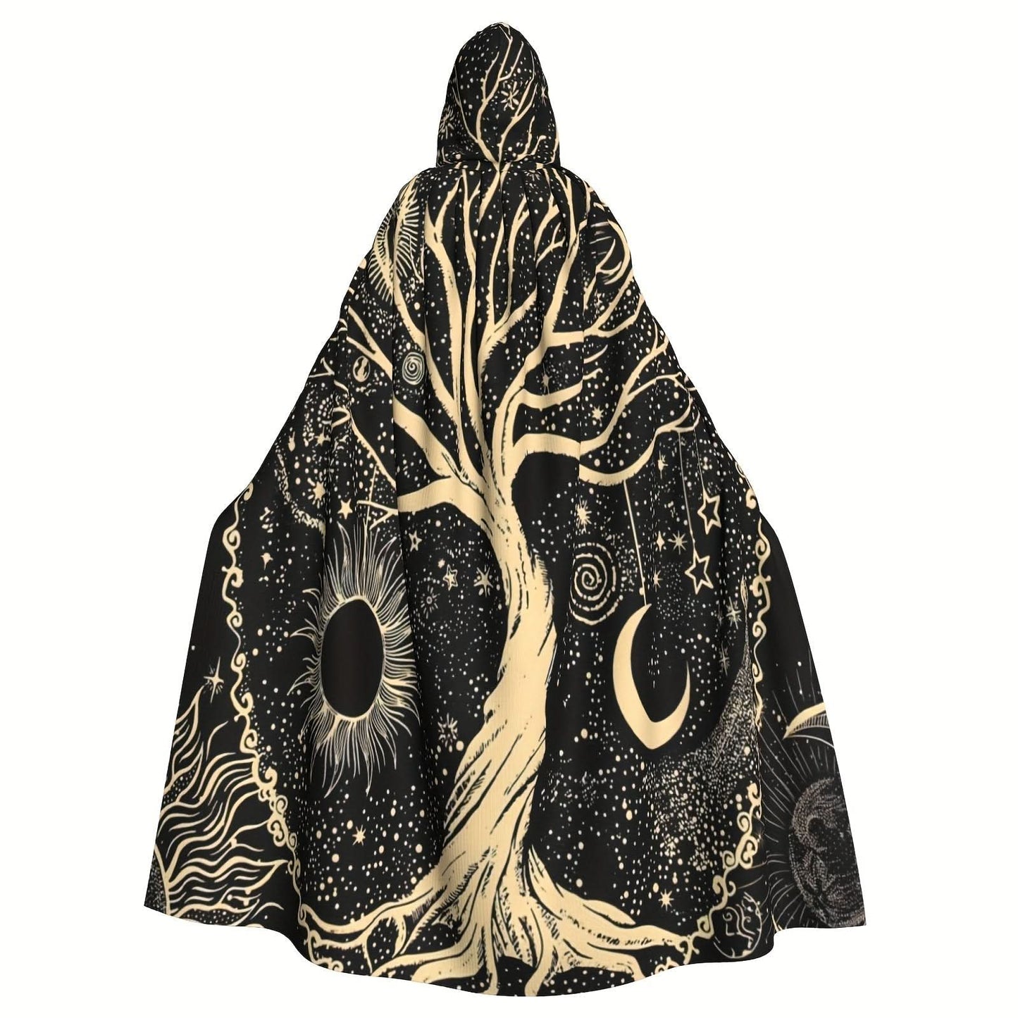 Tree of Life Celestial Hooded Robe Cloak
