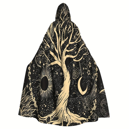 Tree of Life Celestial Hooded Robe Cloak