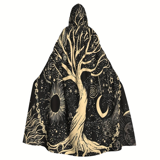 Tree of Life Celestial Hooded Robe Cloak
