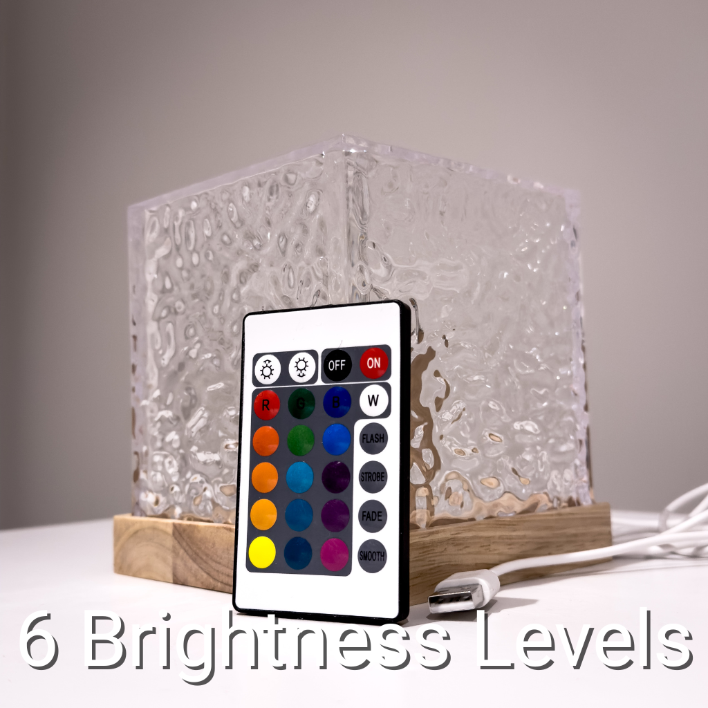 Aurora Glow Tesseract LED Accent Lamp
