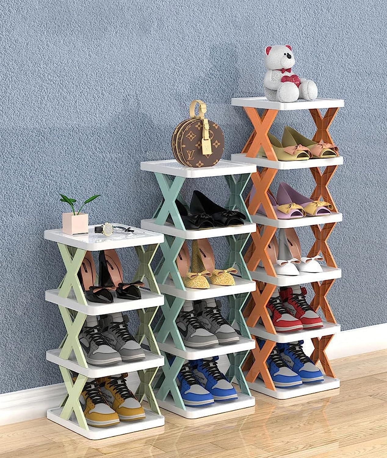 6-Tier Vertical Shoe Organizer