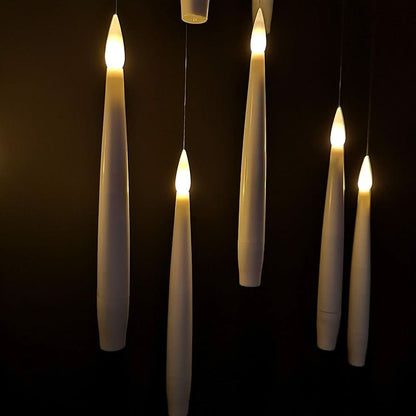 Floating LED Candle Lighting Set with Wand
