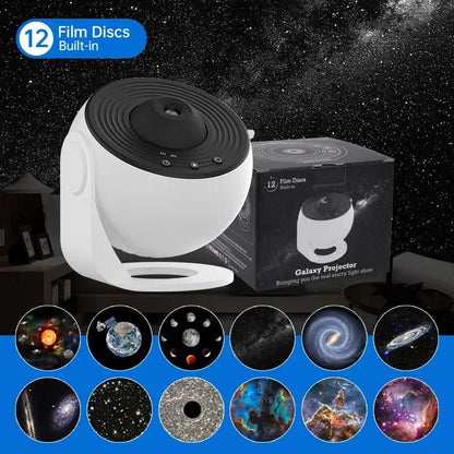 12-in-1 Planetarium Star Projector Lamp