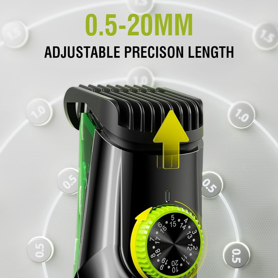 Leveline™ No-Mess Vacuum Beard Trimmer