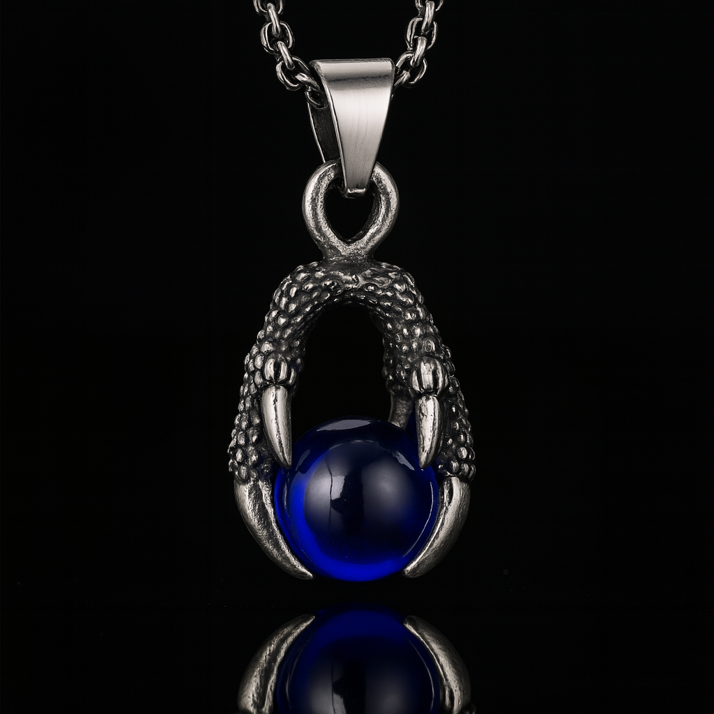 Dragon Claw Amulet Stainless Steel Necklace