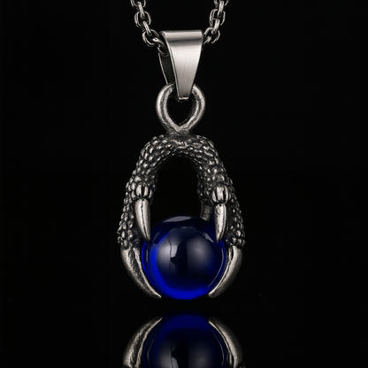 Dragon Claw Amulet Stainless Steel Necklace