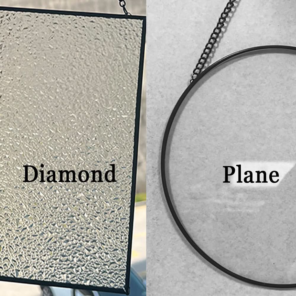 Colorful Sun Landscape Stained Glass Suncatcher