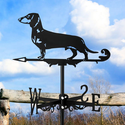 Dachshund Dog Stainless Steel Weathervane
