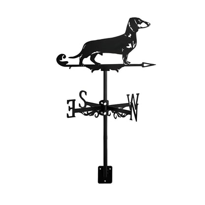 Dachshund Dog Stainless Steel Weathervane