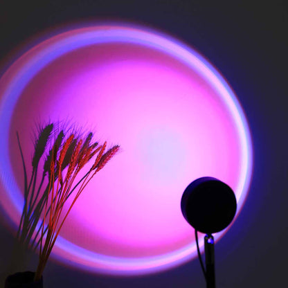 Sunset Glow LED Projection Table Lamp