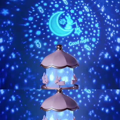 Rotating Star Projection Night Lamp