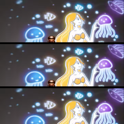 Rotating Star Projection Night Lamp