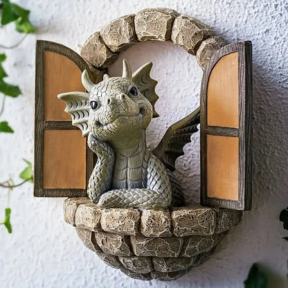 Enchanted Dragon Outdoor Garden Ornament