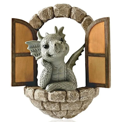 Enchanted Dragon Outdoor Garden Ornament