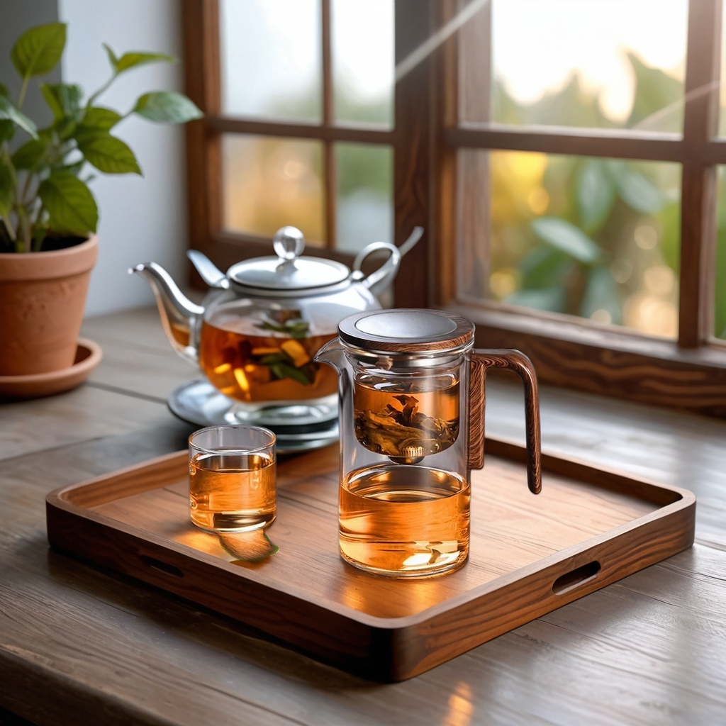 Enchanted Glass Tea Pot with Infuser