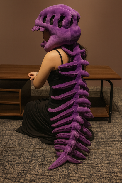 Plush Dinosaur Hooded Wearable Costume