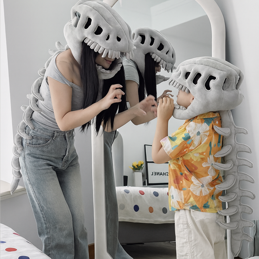 Plush Dinosaur Hooded Wearable Costume