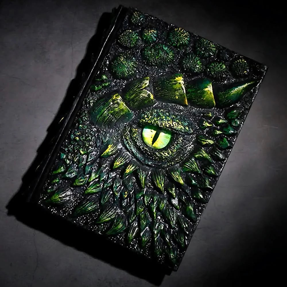 3D Dragon Eye Embossed Journal