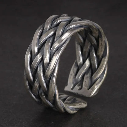 Wide Gleipnir - Handmade 925 Sterling Silver Ring