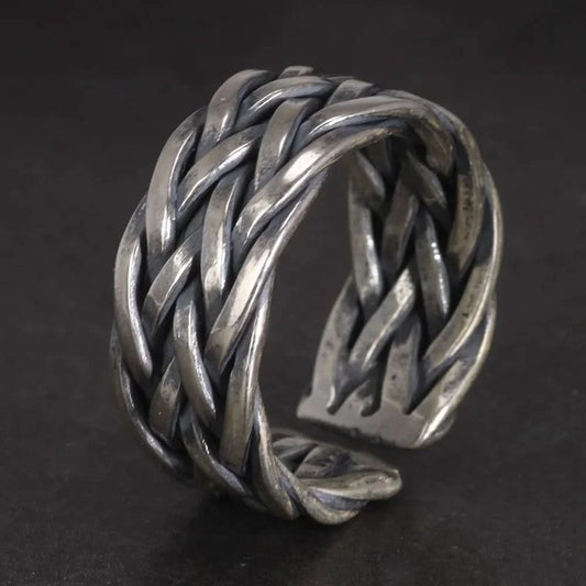 Wide Gleipnir - Handmade 925 Sterling Silver Ring