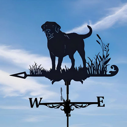 Labrador Retriever Dog Stainless Steel Weathervane