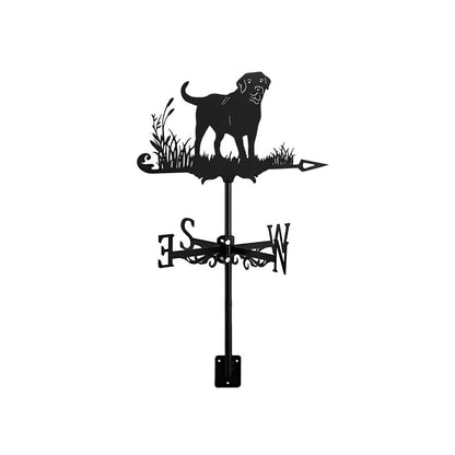 Labrador Retriever Dog Stainless Steel Weathervane