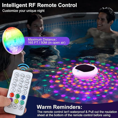 Floating Solar Pool Light