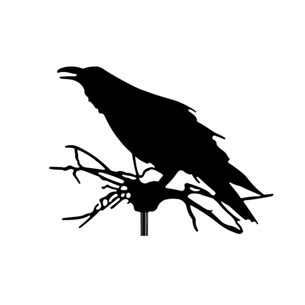 Crow Bird Stainless Steel Weathervane