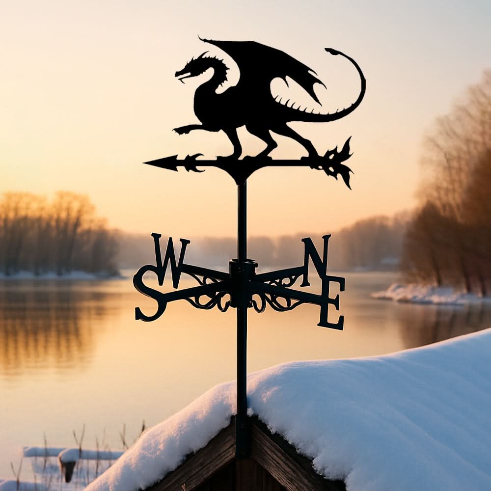 Dragon Fantasy Stainless Steel Weathervane