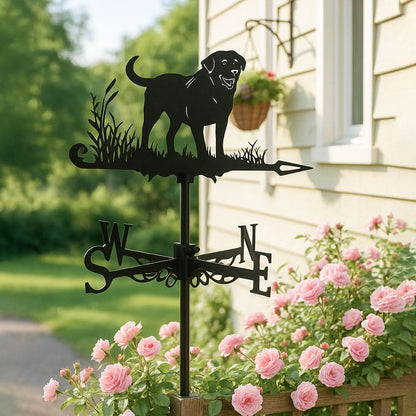 Labrador Retriever Dog Stainless Steel Weathervane