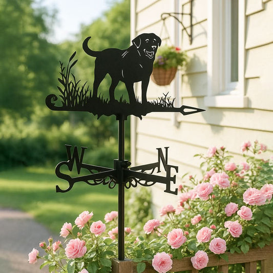 Labrador Retriever Dog Stainless Steel Weathervane