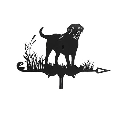 Labrador Retriever Dog Stainless Steel Weathervane