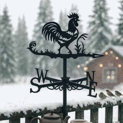 Rooster Farm Animal Stainless Steel Weathervane