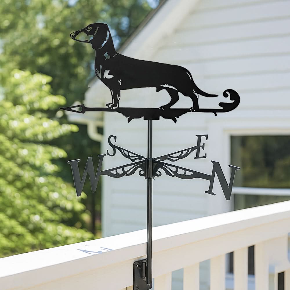 Dachshund Dog Stainless Steel Weathervane