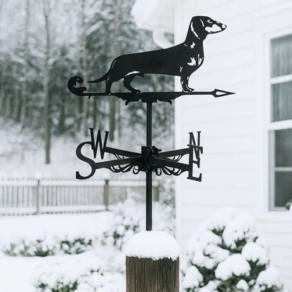 Dachshund Dog Stainless Steel Weathervane