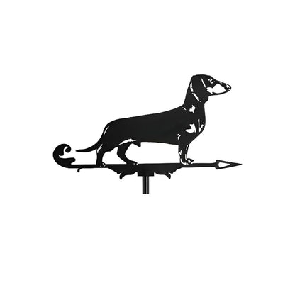 Dachshund Dog Stainless Steel Weathervane