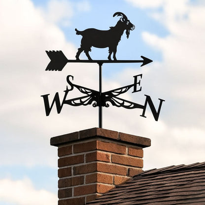 Goat Farm Animal Stainless Steel Weathervane